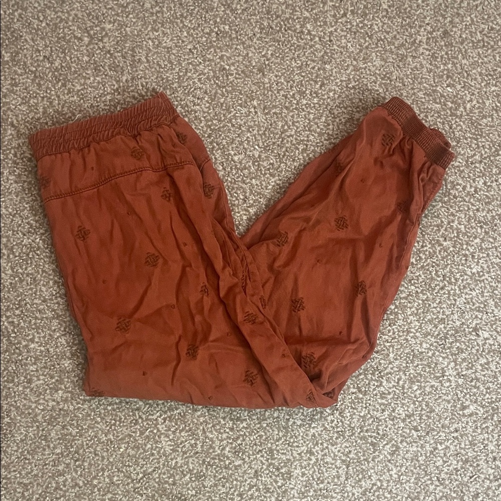 By Anthropologie Embroidered Joggers